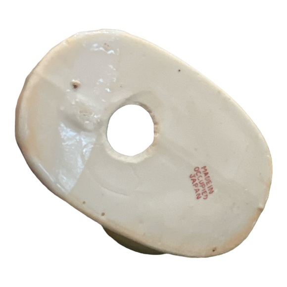 1950’s Vintage PorcelainToothpick Holder of Little Boy, Made in Occupied Japan - Picture 5 of 7